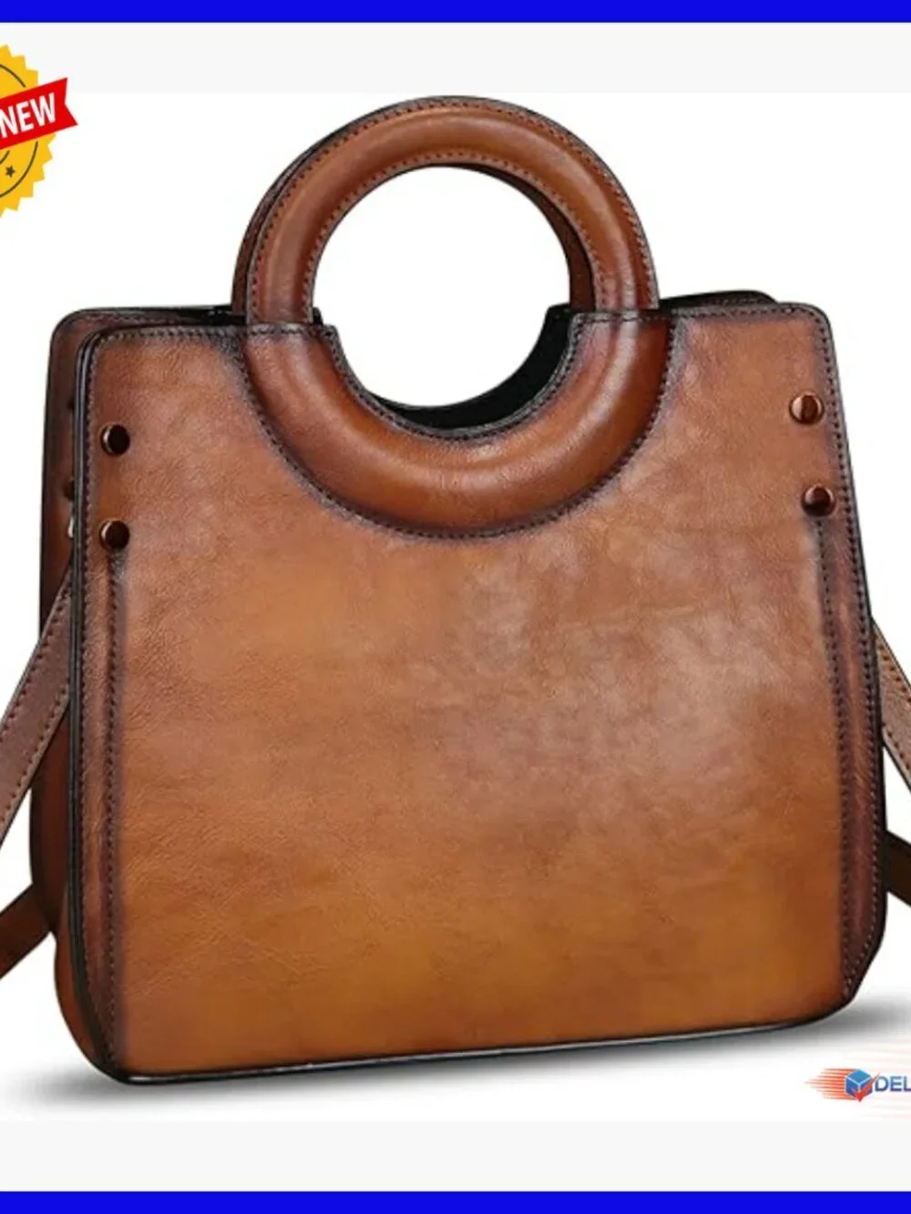 Genuine Leather Hobo Bag, Top Handle Satchel, Crossbody Tote Purse
